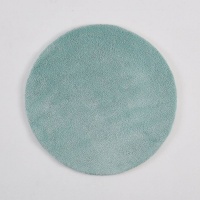 Ковер Круглый из хлопковой ткани Renzo маленький размер диаметр 70 см зеленый LA REDOUTE INTERIEURS  фото, kupilegko.ru